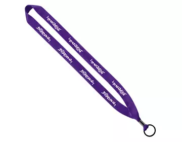 Polyester Lanyard purple