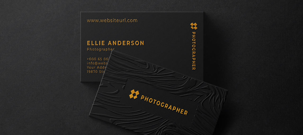 Embossed Foil business cards