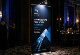 Premium Banner Stand for classy dinner