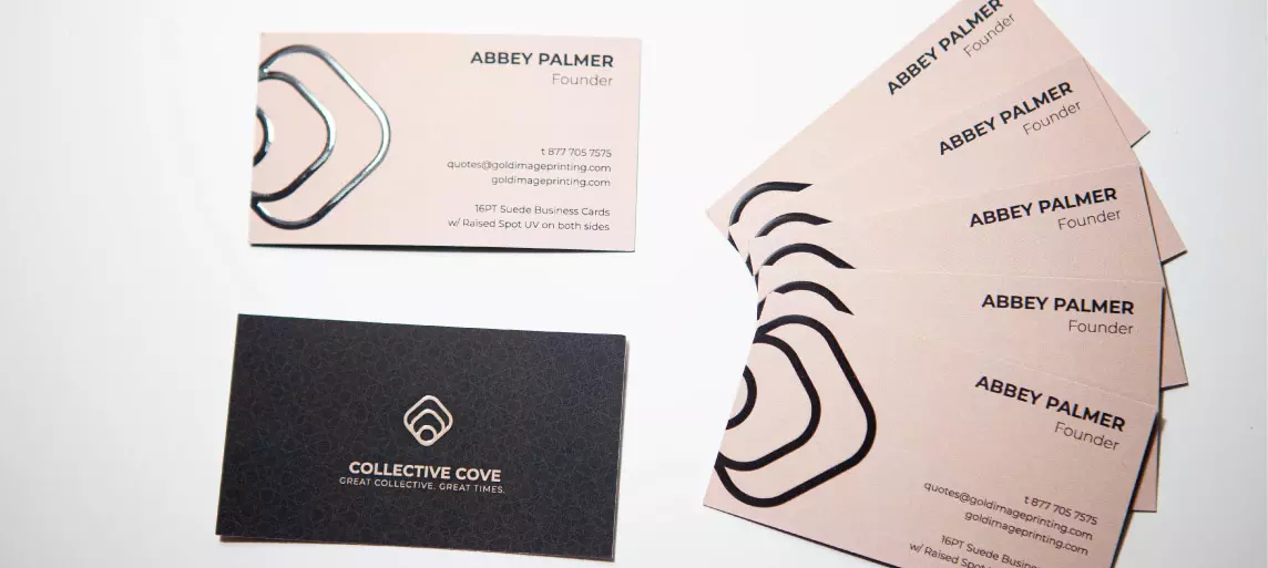 Black Cardstock Business Cards // A fully black letterpress paper stock  with a natural feel and unique look.