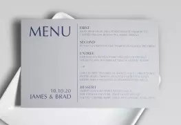 Menus Printing