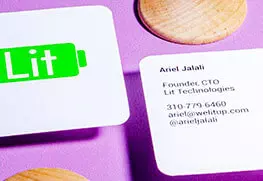 Rounded Business Cards