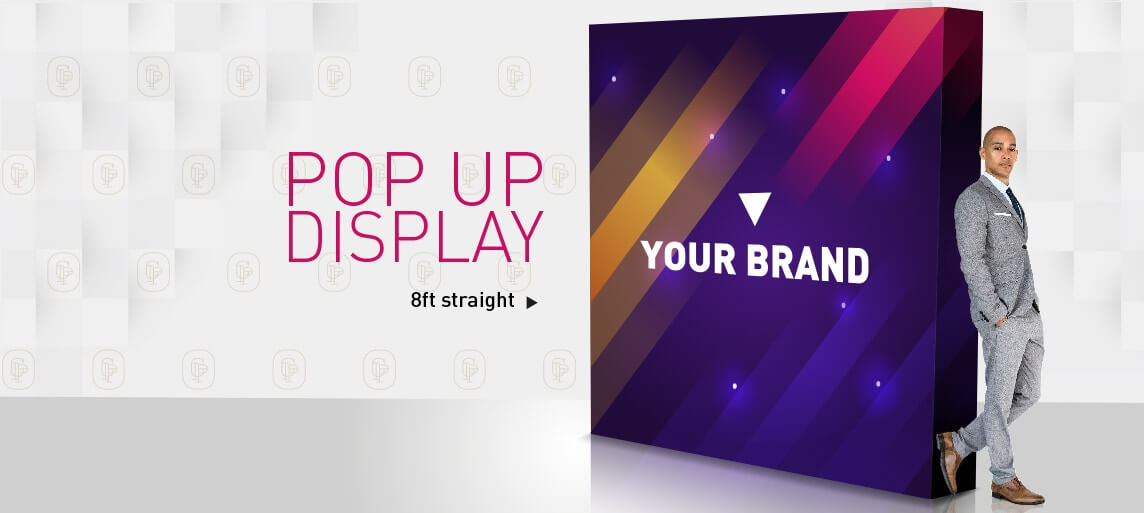 custom graphic printing for 10ft pop up stand trade show display 