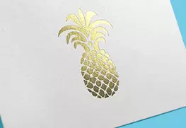 Foil Greeting (Pineapple)