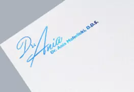 Letterhead - Blue Foil