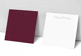 Emboss Note Cards