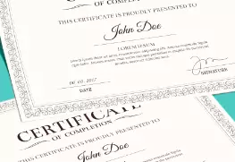 Certificates A