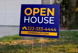 Open House Sign